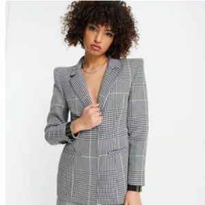 Halls of Ivy houndstooth blazer